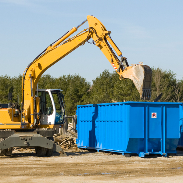 how many times can i have a residential dumpster rental emptied in Oakesdale